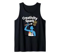 Creativity Spark Inspiration Painter Humor Artist Life Artis Tank Top