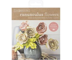 Creativity Street Lia Griffith Paper Stack 6"X6.5" 24/Pkg-Ranunculus
