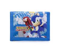 Creativolution Child-Boy Wallet with Coin Pocket for Sonic Fans - Official Product, blue, 12,5 X 9 X 1,5 CM, Contemporary