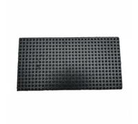 CreatoHundreds Anti Vibration Pad Air Conditioner Shock Absorber Base Stabilizer Rubber Block Thick Material supports weight and limits movement suitable for outdoor, 600 400 16mm, 1 PC Particle