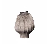 CreatoHundreds Decorative Vase Ceramic Vase Flower Vase Table Vase Featuring Carved Texture And Warm Contemporary Look Suitable for home decoration studio shelf coffee hallway table entryway
