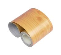 CreatoHundreds Pvc Wallpaper Wood Grain Sticker Decorative Film Self- Border Peelable Removable Surface Waterproof Suitable for Cabinet Renovation, 5cmx10m, Cherry Wood
