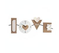 CreatoHundreds Wall Modern Minimalist Artistic Silent Decorative With Quiet Sweep Movement And Layered Metal Frame MDF, 50x160cm