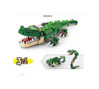 Creator 3in1 Crocodile 31121 Building Toy Featuring Wild Animal Toys (194 Pieces)