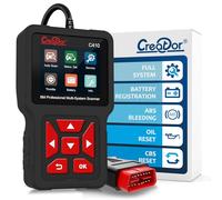 Creator C410 OBD2 Code Reader Fit for BMW and Mini EPB ABS SRS DPF Oil Reset Multi System Scan Tool with Battery Registration OBDII Scanner Diagnostic Scan Tool