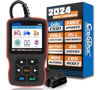 Creator C501 OBD2 Diagnostic Tool for BMW Mini Cooper Check Engine Light EPB ABS SRS DPF Diagnostic Scanner Code Reader with Battery Registration [2022 Version Update of C110+ C310+]