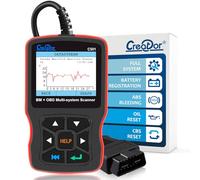 Creator C501 OBD2 Scanner Fit for BMW Mini Full Systems OBD-II Diagnostic Tool with Battery Registration Oil Reset CBS Reset ABS SRS OBD Scan Tool Code Reader [Update of C110+ C310+ C410 C420]