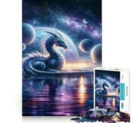 Creator Dragons Cosmos 1000 Adult Pieces Jigsaw Puzzle Brain Exercise Tight Joint Real Challenge Art Decor (38x52cm)