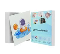 Creatorally 20 Sheets Glitter DTF Transfer Film A4 - Cold Peel Double-Sided Coated PET Printing Paper, Anti-Static, Bright Colours, Compatible with Inkjet DTF Printers for DIY Fabric Heat Press