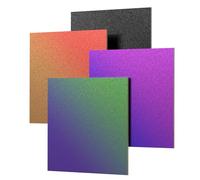 Creatorally 4 Pack Chameleon Colour-Shift Plywood Sheets, 12x12x1/8 Inch (3mm) Dual-Sided Wood Boards for Laser Cutting, Engraving, DIY Crafts, Home Décor & Signs (4 Colours)