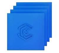 Creatorally 4 Pack Pre-Painted Coloured Plywood Sheets, 30x30cm x 3mm Basswood Board, Ideal for Laser Cutting, Engraving, DIY Crafts, Ornaments, Models Making (Klein Blue)