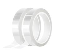 Creatorally Heat Resistant Tape, 2 Rolls Sublimation Tape for Heat Press 10mm x 66m, High Temperature Polyimide Tapes Adhesive for Vinyl Electronics Circuit Board No Residue