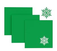 Creatorally Laser Acrylic Sheets 3mm, Engravable Perspex Sheet for Laser Cutting 30x30 cm, Coloured Plexiglass Panels Cut to Size, Plastic Opaque Craft Materials (3Pcs Green)
