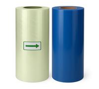 Creatorally UV DTF AB Film, Transfer Films Roll for UV Inkjet Printer 30cm x 100m (11.8in x 328ft), Direct Print On Sticker for Glass Cups Creamic Metal (Transparent Base)
