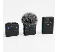 CreatorMic Voice Enhancing Mini Wireless Microphone for iPhone/Android/Camera - Limiter, Voice EQ, Noise Cancel, Echo Remove, Magnetic Mount - Lapel Microphone Clip On for Video/Vlog/YouTube/Tiktok