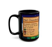 Creator's Cove Stardew Valley Game Hot Chocolate Mug Drink Black Coffee Cup, Gift for Video Game Lover Farm Adventure Gaming For Family Friends