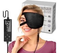 CREATRILL Single Eye Compress Moist Heat for Stye Eye Treatment, Electric Eye Heating Pad Hot Chalazion Eye Compress Heated Eye Patch Mask for One Eye Stye Infections Blepharitis Cure Dry Eyes Relief