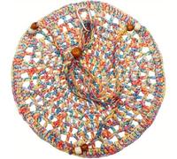 CreatsGoss Lizard Bed Parrot Hammock Crawl Pet Cotton Nest Swing Hamster Chameleon Toy Small Animal Hanging Toy(Mixed Yellow)