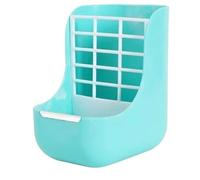 CreatsGoss Rabbit Grass Frame Rack Rabbit Food Basket Hay Feeder Guinea Pigs Feeding Bowl Accessories 2 in 1 Fixed Grass Rack Hay Bunny(Light Green)