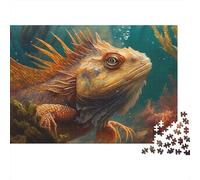 Creature 1 1000-Piece Puzzle for Adults, 38x26cm/1000pcs, A Weekend Activity at Your Own Pace; White Pieces for Organised Sorting