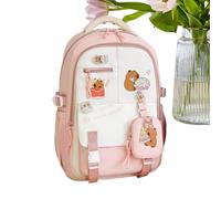 Creature Cartoon Backpack Cute Stylish School Supplies Backpack | Cute Hamster Day Bag Backpacks Kids for College Travel Outing Picnic
