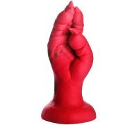 CREATURE COCKS Demon Claw Fisting Silicone Dildo for Beginners, Men, Women, & Couples. Fantasy Dildo and Suction Cup Base. Harness Compatible, Premium Silicone. 1 Piece, Red.