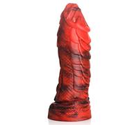 Creature Cocks - Fire Dragon Red Scaly Silicone Dildo