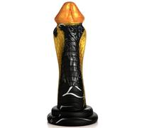 Creature Cocks Golden King Cobra Snake Silicone Fantasy Dildo 9 Inches