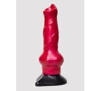 Creature Cocks Hell Hound Canine Penis Silicone Dildo - Red Red