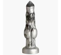 Creature Cocks Night Prowler Silicone Dildo 10in 8in 6.75in Dong Silver Black