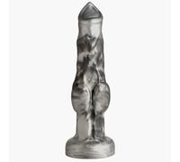 Creature Cocks Night Prowler Silicone Dildo 10in 8in 6.75in Dong Silver Black