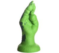 CREATURE COCKS Raptor Claw Fisting Silicone Dildo for Beginners, Men, Women, & Couples. Fantasy Dildo and Suction Cup Base. Harness Compatible, Premium Silicone. 1 Piece, Green.
