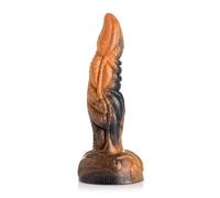 Creature Cocks Ravager - Textured Silicone Dildo - 8" (Orange)