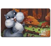 Creature Collection Squirrel Gaming Playmat for MTG/TCG - 24x14 Inch Rubber