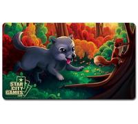 Creature Collection Wolf Gaming Playmat for MTG/TCG - 24x14 Inch Rubber