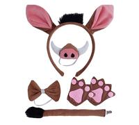 Creature Costume Kit - Imitation Boar Fancy Dress Pack | Detailed Jungle Costume for Comic Con, Storybook Appearances, Trick or Treat, Entertainment Roles