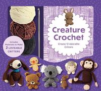 Creature Crochet Kit: Create 12 Adorable Critters - Includes Materials to Make 2 Loveable Critters