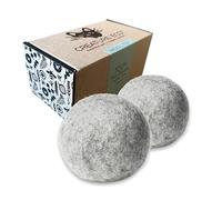 CREATURE ECO 100% Organic Wool Dog Balls 2-Pack - All Natural Large Dog Ball- Eco Friendly Wool Dog Toy - Safe for Your Pet & The Planet