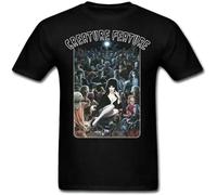 Creature Feature (Elvira) Mens T-Shirt by Byron Winton Size 3XL Black