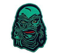Creature from The Black Lagoon Patch Embroidered Iron/Sew on Badge DIY Applique Horror Movie Souvenir Costume Universal Monster
