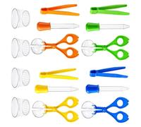 Creature Learning Set, Backyard Science Adventure, 16 Pieces Viewing Gear with Holder Grabber and Clear Container for Home Lesson, Animal Observation Set, Nature Learning Tools, Outdoor Learning