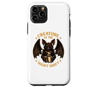 Creature of the Night Shift Bat Coffee Funny Work Case for iPhone 11 Pro
