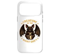 Creature of the Night Shift Bat Coffee Funny Work Case for iPhone 17 Pro Max