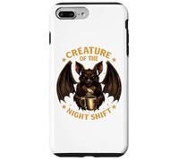 Creature of the Night Shift Bat Coffee Funny Work Case for iPhone 7 Plus/8 Plus
