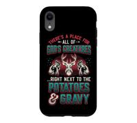 Creatures Next To Potatoes And Gravy Meat Eater BBQ Case for iPhone XR