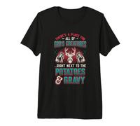 Creatures Next to Potatoes and Gravy Meat Eater BBQ Premium T-Shirt