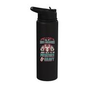 Creatures Next to Potatoes and Gravy Meat Eater BBQ Stainless Steel Insulated Water Bottle