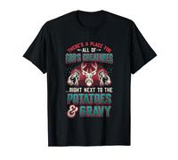 Creatures Next To Potatoes And Gravy Meat Eater BBQ T-Shirt