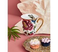 Creatures of Curiosity Floral Mug White