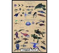 Creatures of Subnautica Notebook: 110 Pages of 6" x 9" College-Ruled Paper for Writing, Journaling, and Creative Storytelling